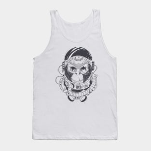 Astronaut Monkey Tank Top